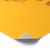 Harry Potter | Aguamenti GRYFFINDOR™ Grafik Poster (Ecke)