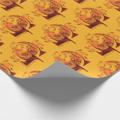 Harry Potter Aguamenti GRYFFINDOR™ Graphic Geschenkpapier (Ecke)