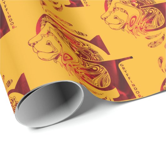Harry Potter Aguamenti GRYFFINDOR™ Graphic Geschenkpapier (Rolleneckpunkt)