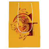 Harry Potter Aguamenti GRYFFINDOR™ Graphic Mittlere Geschenktüte (Rückseite)