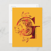 Harry Potter Aguamenti GRYFFINDOR™ Graphic Postkarte (Vorne/Hinten)