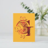 Harry Potter Aguamenti GRYFFINDOR™ Graphic Postkarte (Stehend Vorderseite)