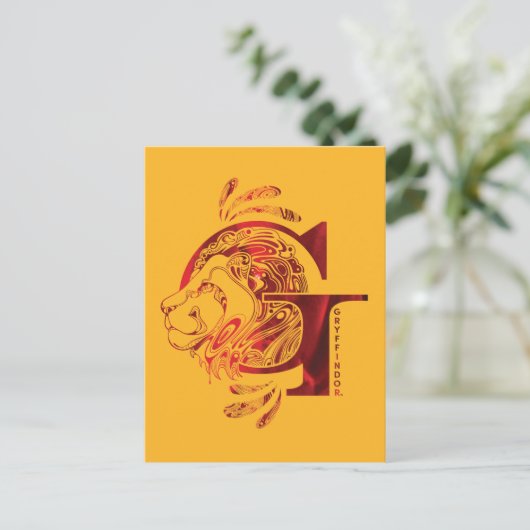 Harry Potter Aguamenti GRYFFINDOR™ Graphic Postkarte (Stehend Vorderseite)