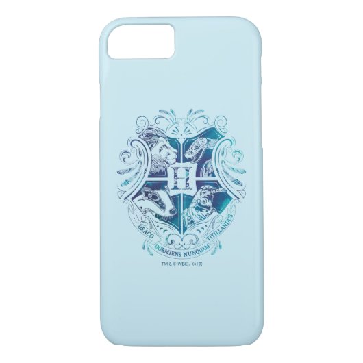 Harry Potter | Aguamenti HOGWARTS™ Wappen Case-Mate iPhone Hülle (Rückseite)