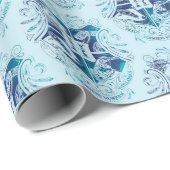 Harry Potter | Aguamenti HOGWARTS™ Wappen Geschenkpapier (Rolleneckpunkt)