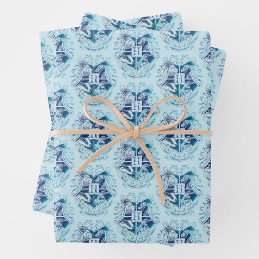 Harry Potter | Aguamenti HOGWARTS™ Wappen Geschenkpapier Set (Beispiel)