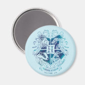 Harry Potter | Aguamenti HOGWARTS™ Wappen Magnet (Vorderseite/Rückseite)