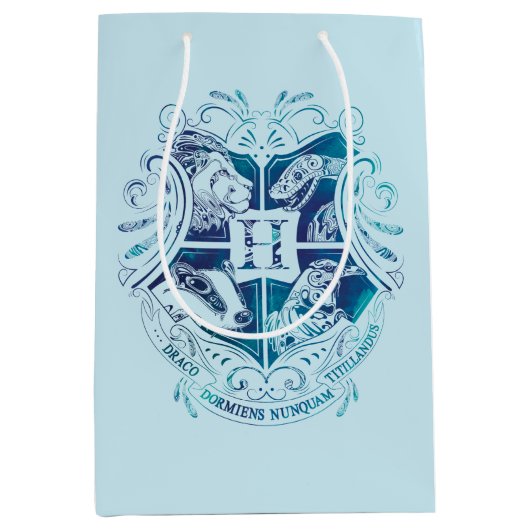 Harry Potter | Aguamenti HOGWARTS™ Wappen Mittlere Geschenktüte (Vorderseite)