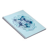 Harry Potter | Aguamenti HOGWARTS™ Wappen Notizblock (Rechte Seite)