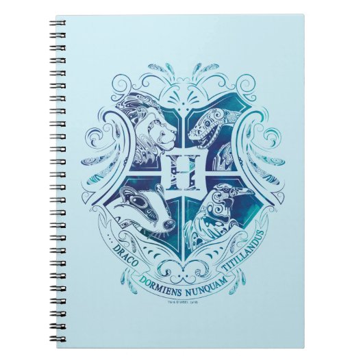 Harry Potter | Aguamenti HOGWARTS™ Wappen Notizblock (Vorderseite)