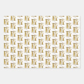 Harry Potter | Aguamenti HUFFLEPUFF™ Grafik Geschenkpapier Set (Vorderseite)