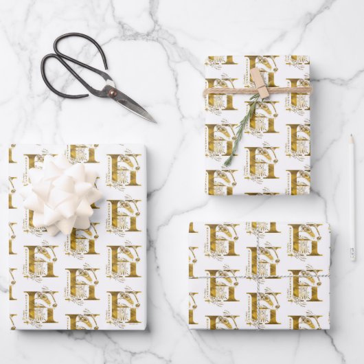 Harry Potter | Aguamenti HUFFLEPUFF™ Grafik Geschenkpapier Set (Vorderseite)