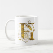 Harry Potter | Aguamenti HUFFLEPUFF™ Grafik Kaffeetasse (Links)