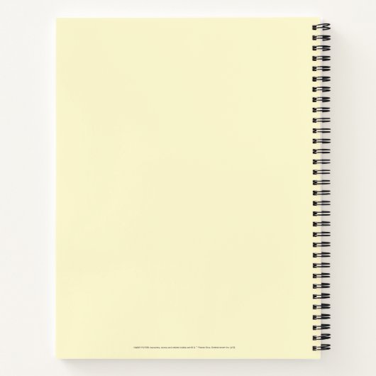 Harry Potter | Aguamenti HUFFLEPUFF™ Grafik Notizblock (Rückseite)