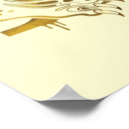 Harry Potter | Aguamenti HUFFLEPUFF™ Grafik Poster (Ecke)