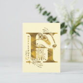 Harry Potter | Aguamenti HUFFLEPUFF™ Grafik Postkarte (Stehend Vorderseite)