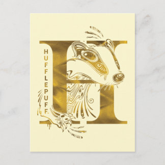 Harry Potter | Aguamenti HUFFLEPUFF™ Grafik Postkarte