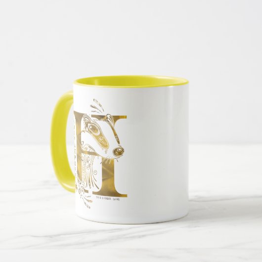 Harry Potter | Aguamenti HUFFLEPUFF™ Grafik Tasse (Vorderseite Links)