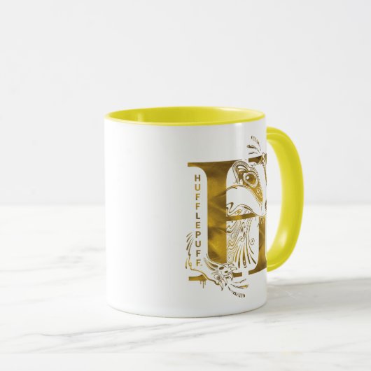 Harry Potter | Aguamenti HUFFLEPUFF™ Grafik Tasse (VorderseiteRechts)