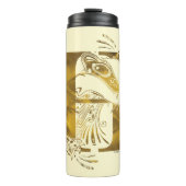 Harry Potter | Aguamenti HUFFLEPUFF™ Grafik Thermosbecher (Vorderseite)