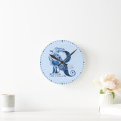 Harry Potter | Aguamenti RAVENCLAW™ Graphic Runde Wanduhr (Zuhause)