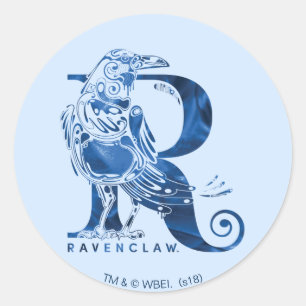 Harry Potter   Aguamenti RAVENCLAW™ Graphic Runder Aufkleber