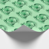 Harry Potter Aguamenti SLYTHERIN™ Graphic Geschenkpapier (Ecke)