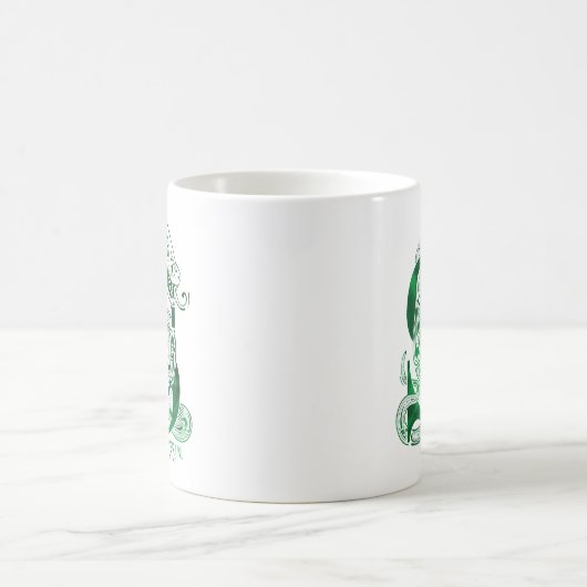 Harry Potter Aguamenti SLYTHERIN™ Graphic Kaffeetasse (Mittel)