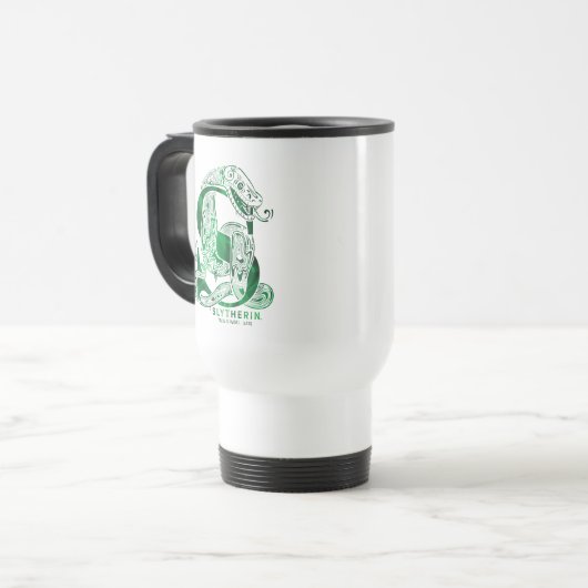 Harry Potter Aguamenti SLYTHERIN™ Graphic Reisebecher (Vorderseite Links)