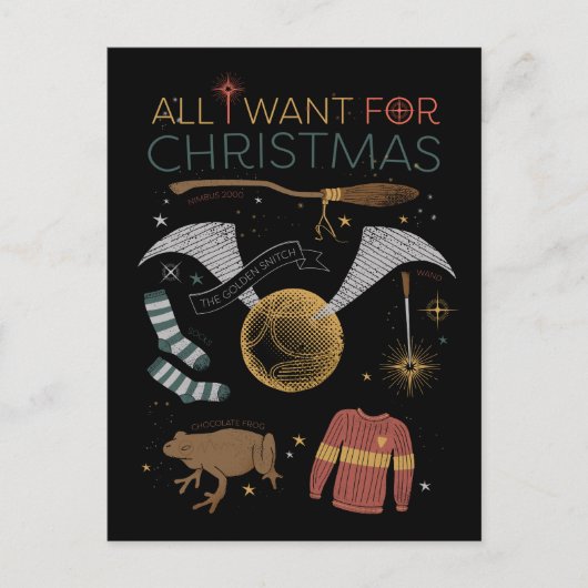HARRY POTTER™ Alles, was ich zu Weihnachten will (Vorderseite)