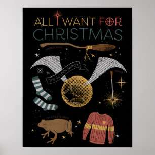HARRY POTTER™ Alles, was ich zu Weihnachten Wollte Poster