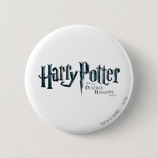 Harry Potter and the Deathly Hallows Logo 1 2 Button (Vorderseite)