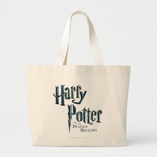Harry Potter and the Deathly Hallows Logo 1 Jumbo Stoffbeutel (Vorne)