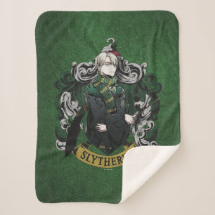 HARRY POTTER™   Anime Draco Malfoy Haus Wappen Sherpadecke