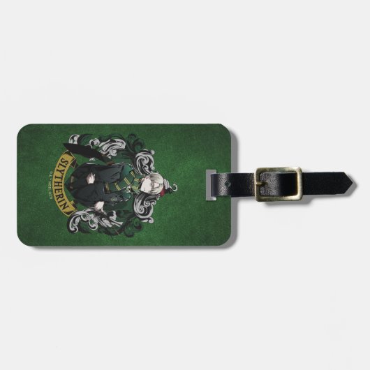 HARRY POTTER™ | Anime Draco Malfoy House Wappen Gepäckanhänger (Vorderseite horizontal)