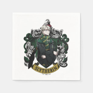 HARRY POTTER™   Anime Draco Malfoy House Wappen Serviette