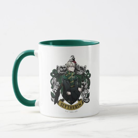 HARRY POTTER™ | Anime Draco Malfoy House Wappen Tasse (Links)