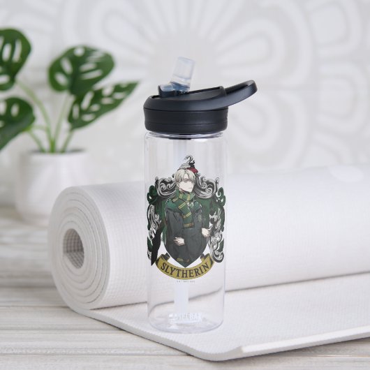 HARRY POTTER™ | Anime Draco Malfoy House Wappen Trinkflasche (Yoga)