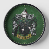 HARRY POTTER™ | Anime Draco Malfoy House Wappen Uhr (Vorderseite)