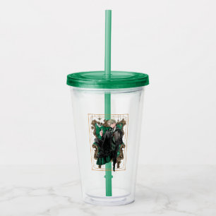 HARRY POTTER™ Anime Draco Malfoy sitzend Acryltrinkbecher