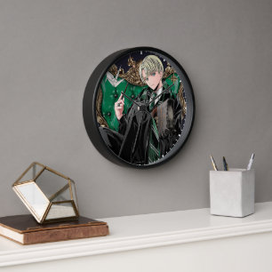 HARRY POTTER™   Anime Draco Malfoy sitzend Uhr