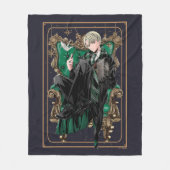HARRY POTTER™ | Anime Draco Malfoy Sitzplatz Fleecedecke (Vorderseite)