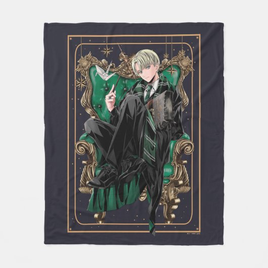 HARRY POTTER™ | Anime Draco Malfoy Sitzplatz Fleecedecke (Vorderseite)