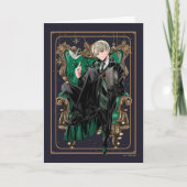 HARRY POTTER™ | Anime Draco Malfoy Sitzplatz Karte (Vorderseite)