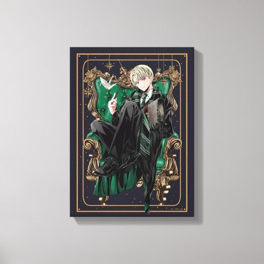 HARRY POTTER™ | Anime Draco Malfoy Sitzplatz Leinwanddruck (Vorderseite)