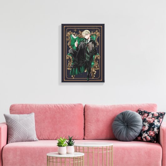 HARRY POTTER™ | Anime Draco Malfoy Sitzplatz Leinwanddruck (Insitu (Wohnzimmer))