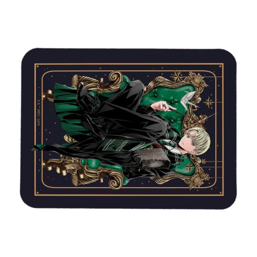 HARRY POTTER™ | Anime Draco Malfoy Sitzplatz Magnet (Horizontal)