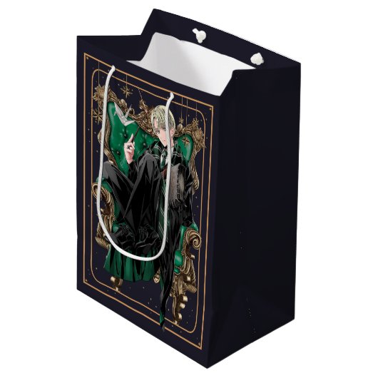 HARRY POTTER™ | Anime Draco Malfoy Sitzplatz Mittlere Geschenktüte (Vorderseite Schrägansicht)