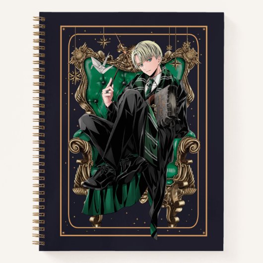 HARRY POTTER™ | Anime Draco Malfoy Sitzplatz Notizblock (Vorderseite)