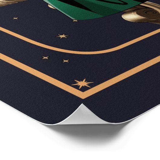 HARRY POTTER™ | Anime Draco Malfoy Sitzplatz Poster (Ecke)